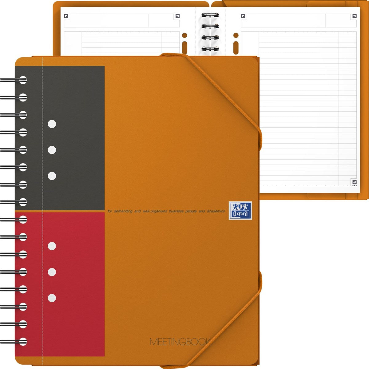 OXFORD International Meetingbook mit Optik Paper®, liniertes und kariertes Papier - verschiedene Ausführungen