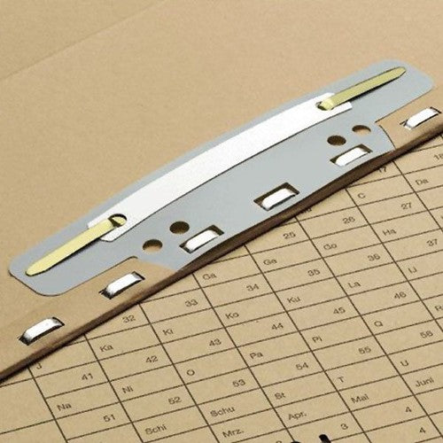 ELBA Einhänge-Heftstreifen zum Einhängen oder Einstecken in "vertic"-Hängeregistraturen, Lochung 8 cm, aus PVC