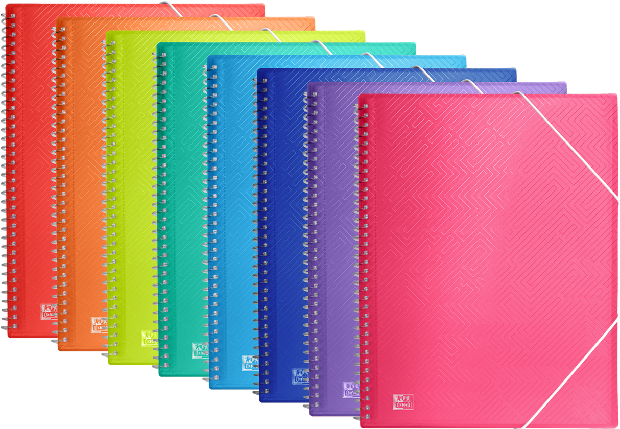 Oxford "URBAN" Spiral-Sichtbuch DIN A4 mit Hüllen, Plastikspirale - verschiedene Ausführungen