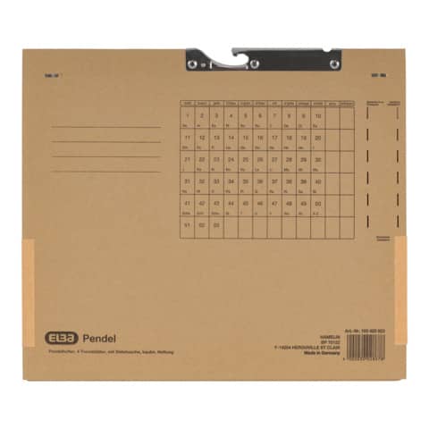 ELBA Pendelhefter A4 aus Manilakarton mit kaufmännischer und Amtsheftung - verschiedene Ausführungen