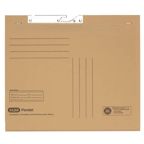 ELBA Pendelhefter A4 aus Manilakarton mit kaufmännischer und Amtsheftung - verschiedene Ausführungen