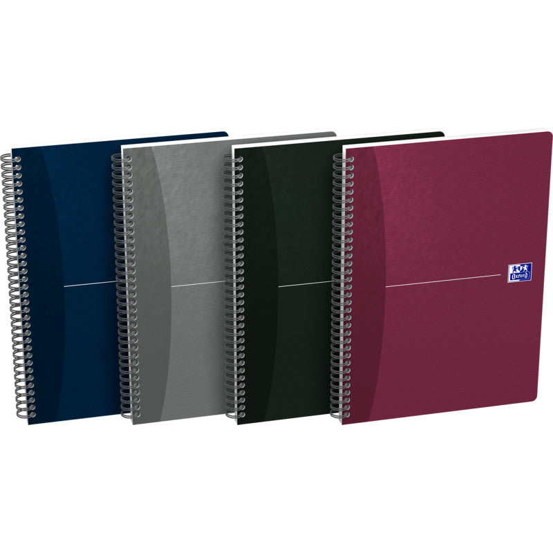 Oxford Office Spiralbuch "Essentials", Tablet-Format B5 & A5, 90 Blatt, verschiedene Ausführungen