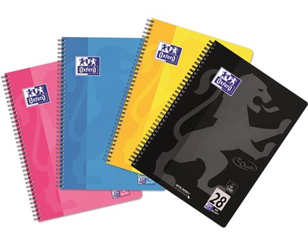 Oxford Touch Collegeblock A4+ und B5, 80 Blatt Optik Paper - verschiedene Ausführungen
