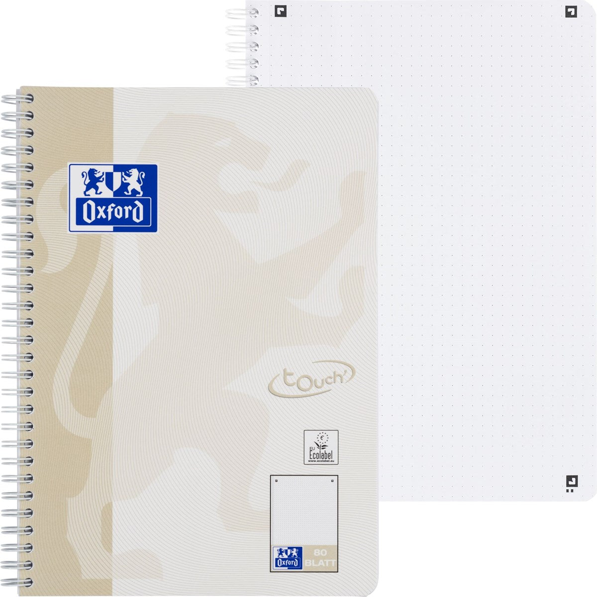 Oxford Touch Collegeblock A4+ und B5, 80 Blatt Optik Paper - verschiedene Ausführungen
