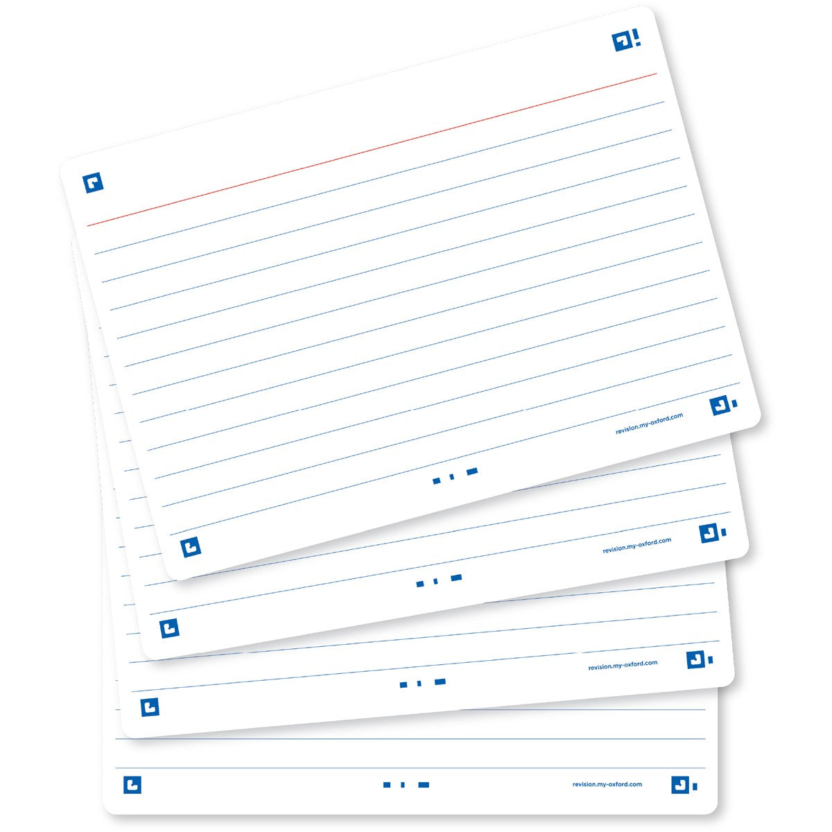 Oxford Flashcards 2.0, verschiedene Größen und Formate, 80 Blatt - verschiedene Ausführungen