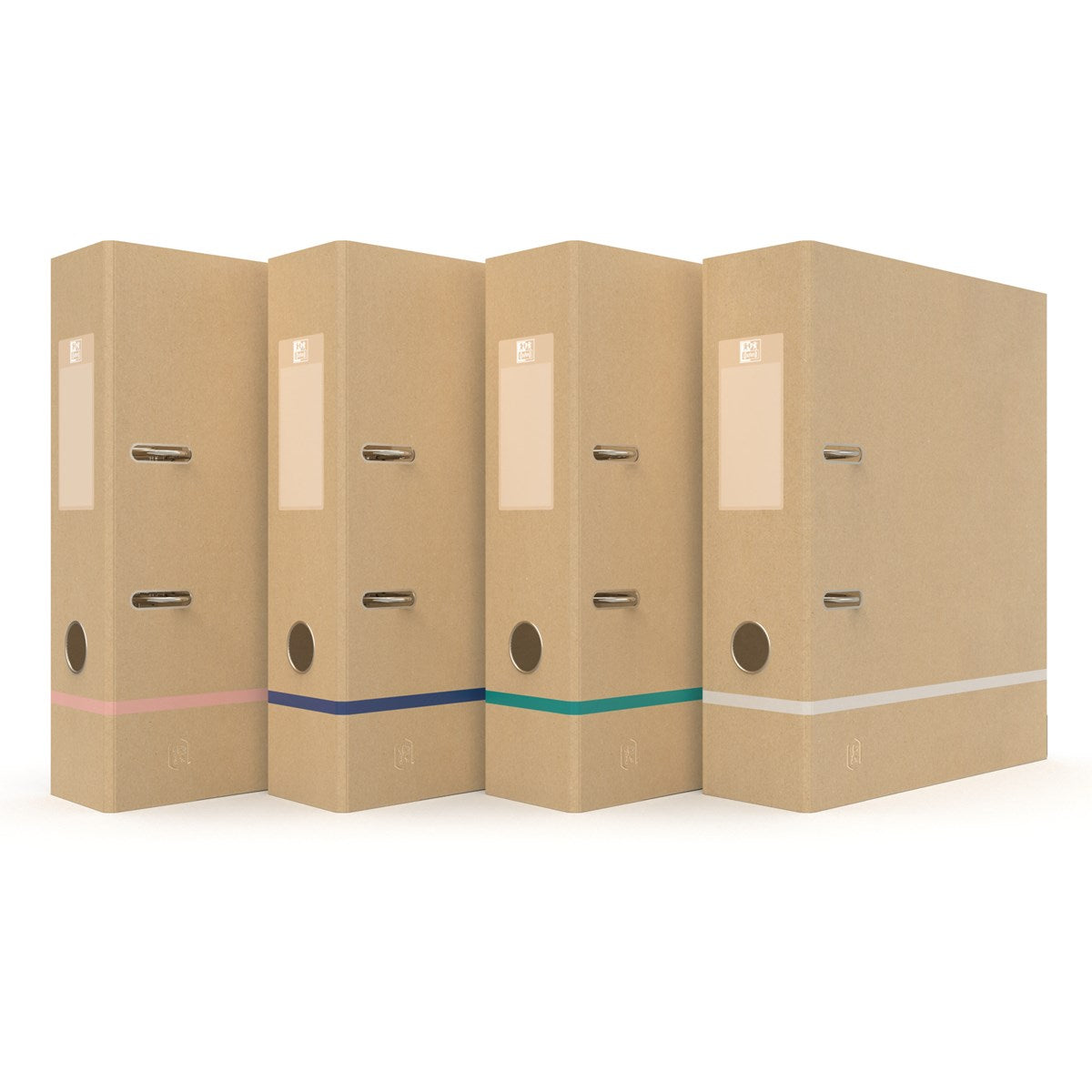 Oxford Ordner "Touareg" A4 aus recyclefähigem Material mit 8 cm Rückenbreite - verschiedene Ausführungen