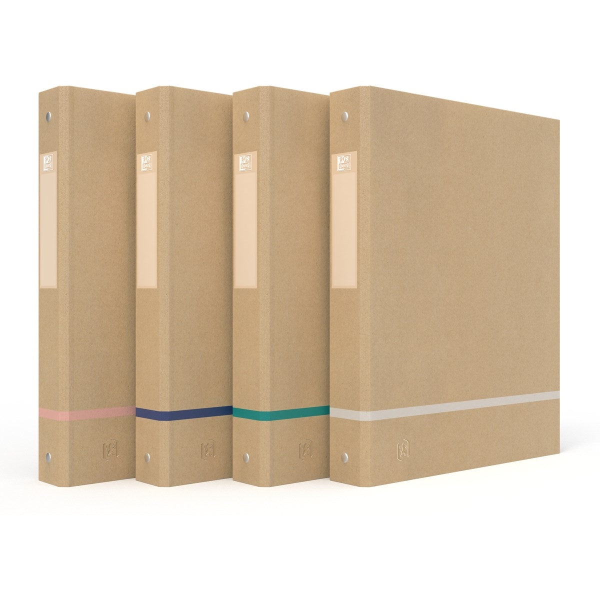 Oxford Touareg Ringbuch A4 mit 2 oder 4 Ringen aus recyclefähigem TCF-Papier - verschiedene Ausführungen