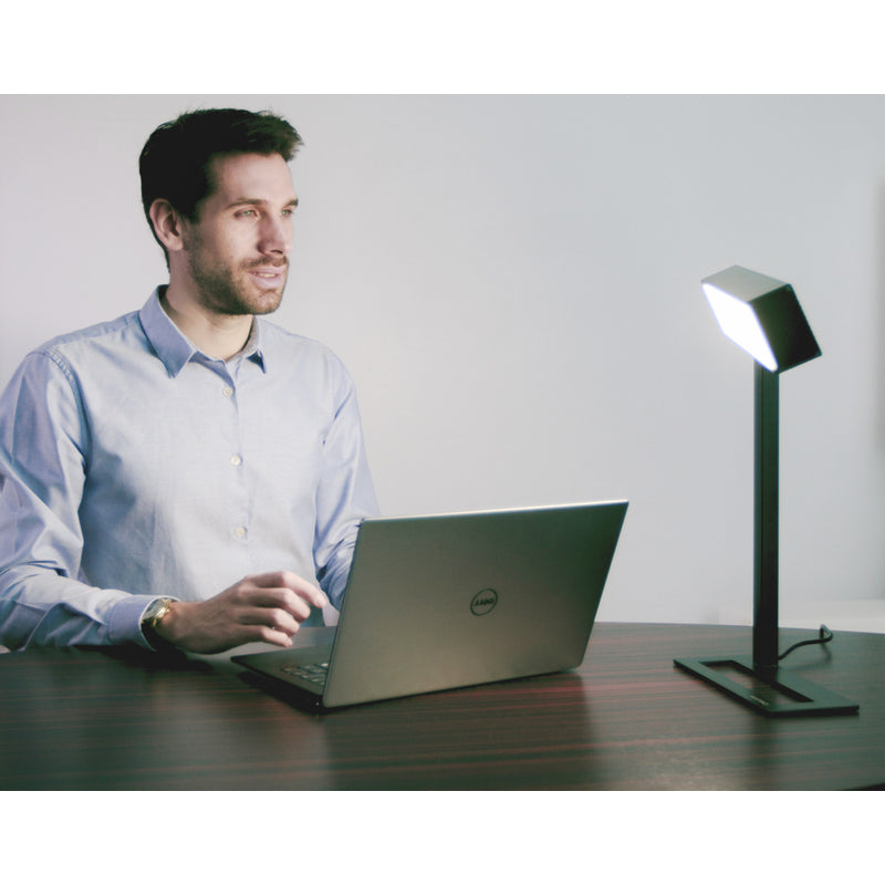 Dayvia SUNDESK LED-Schreibtischleuchte schwarz geeignet zur Lichttherapie