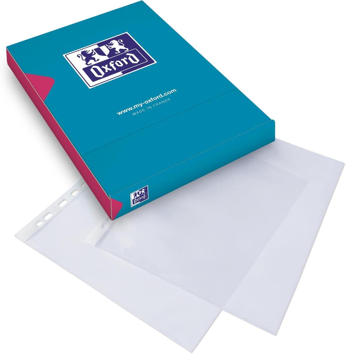 Prospekthüllen "Economy" PP 0,06 mm, dokumentenecht, oben offen, 100 Stück, transparent - verschiedene Ausführungen