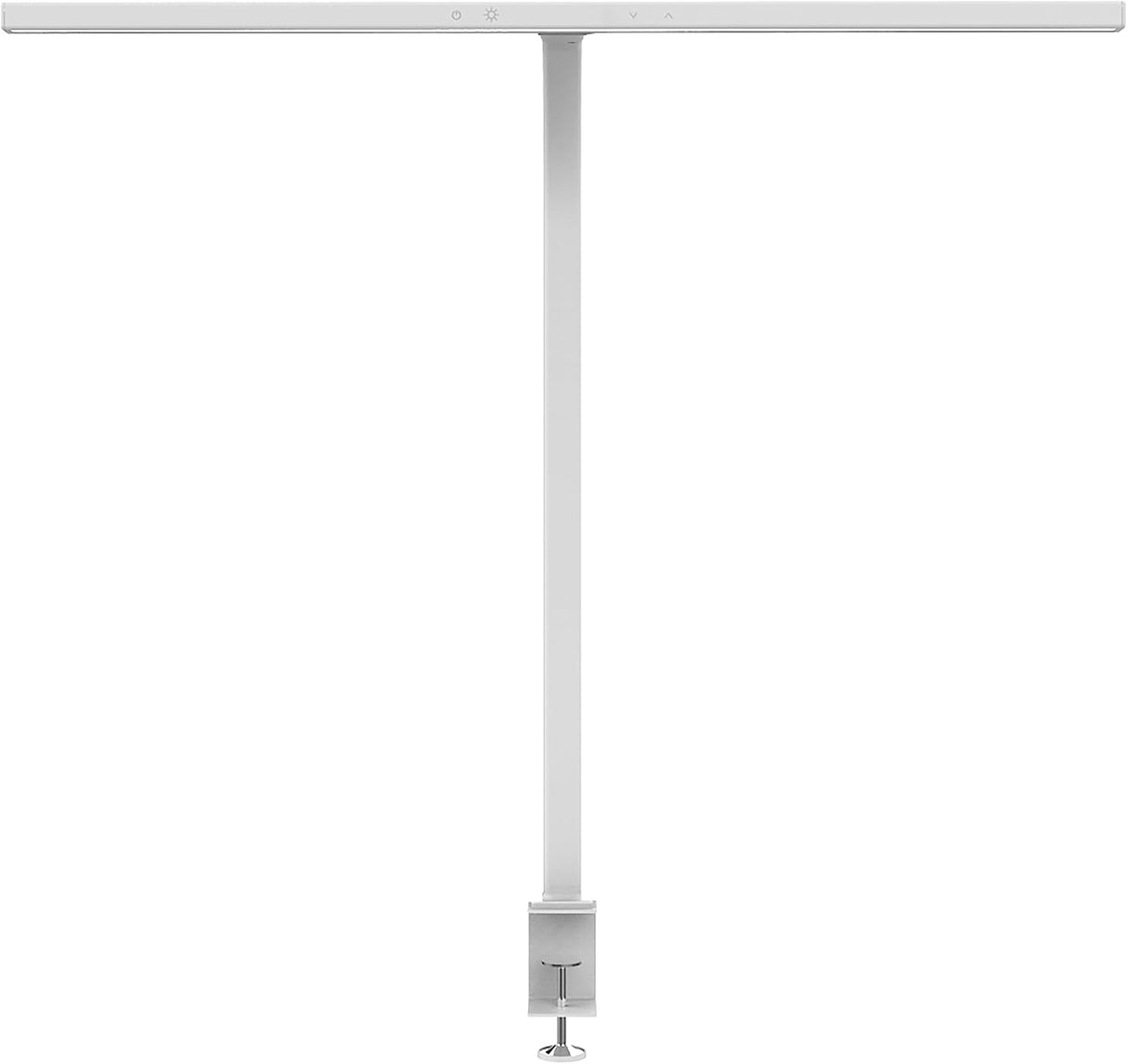 Unilux STRATA LED Schreibtischleuchte weiss, dimmbar, mit Helligkeitssensor und Klemmbefestigung
