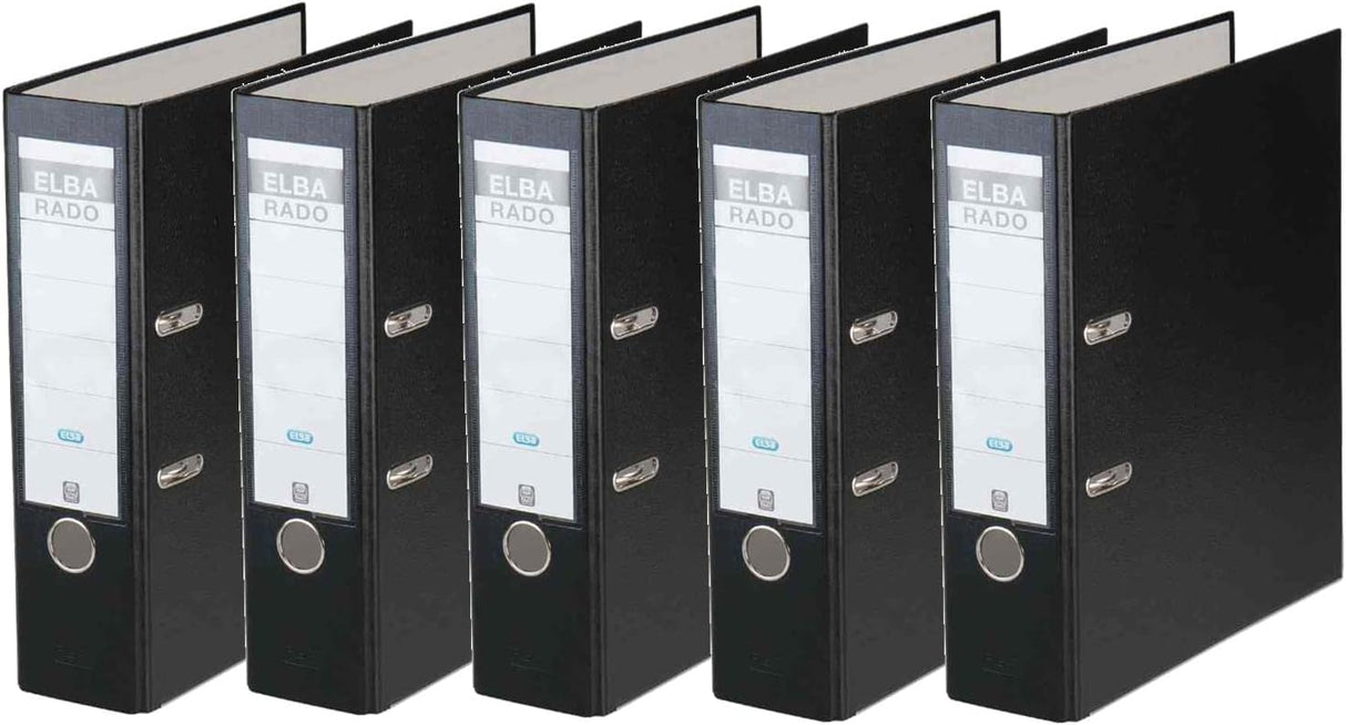 ELBA Ordner "rado brillant" A4, Papier, mit auswechselbarem Rückenschild - verschiedene Ausführungen