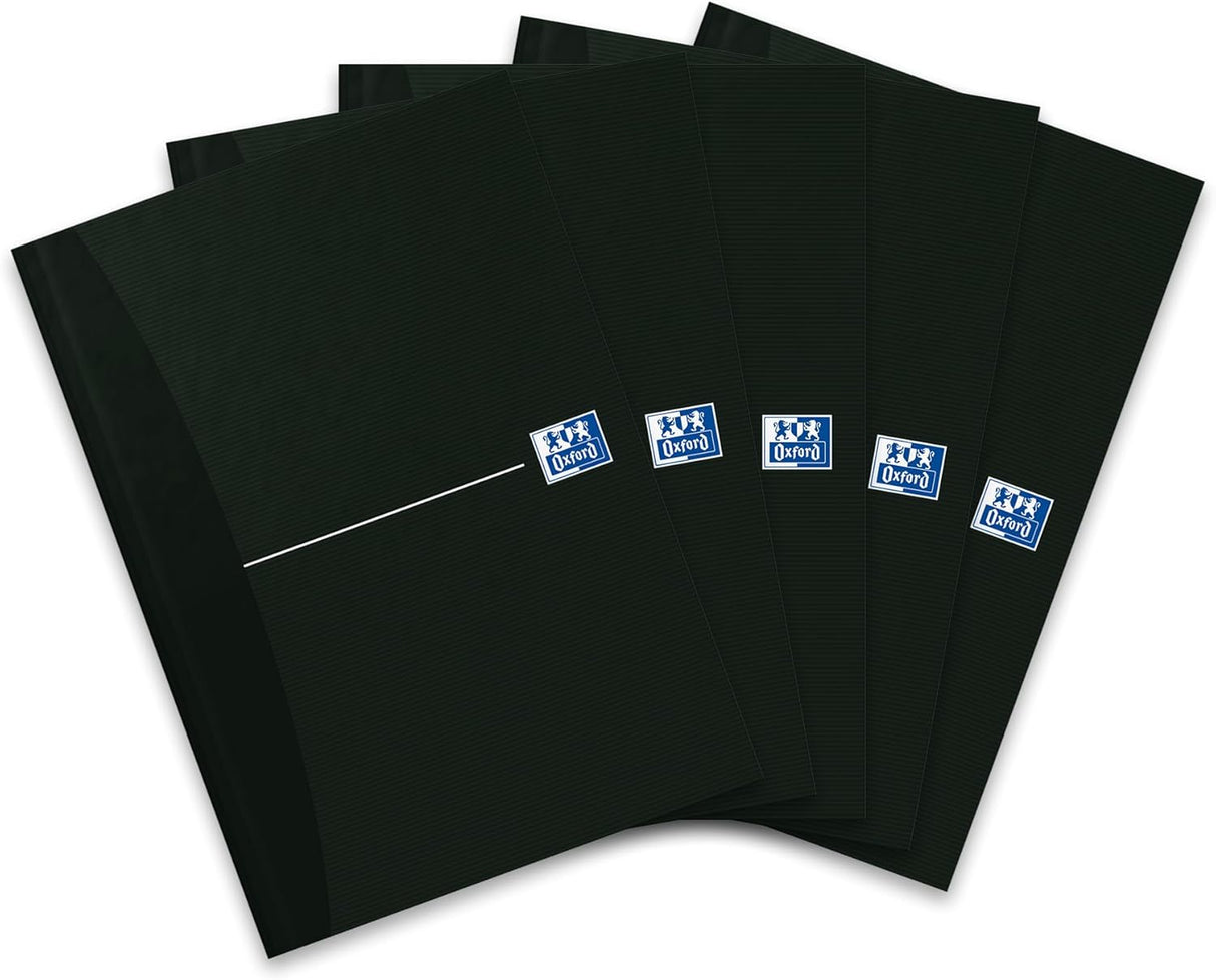 Oxford Office Gebundenes Buch "Essentials" mit 96 Blatt Optik Paper®, kariert und liniert - verschiedene Ausführungen