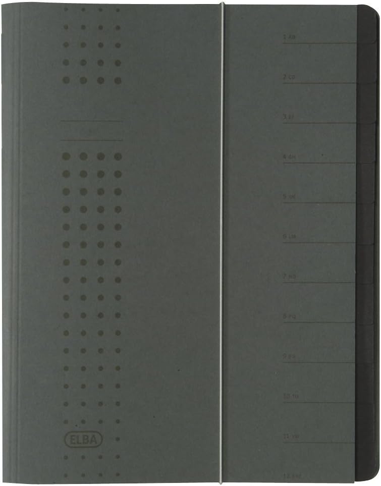 ELBA Ordnungsmappe "chic" A4, mit Spanngummi, aus 450 g/m² Karton (RC) - verschiedene Ausführungen