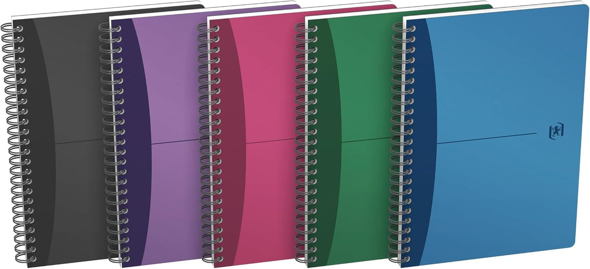 Oxford Office Spiralbuch "Urban Mix" mit Optik Paper®, Mehrfarbig Packung - verschiedene Ausführungen