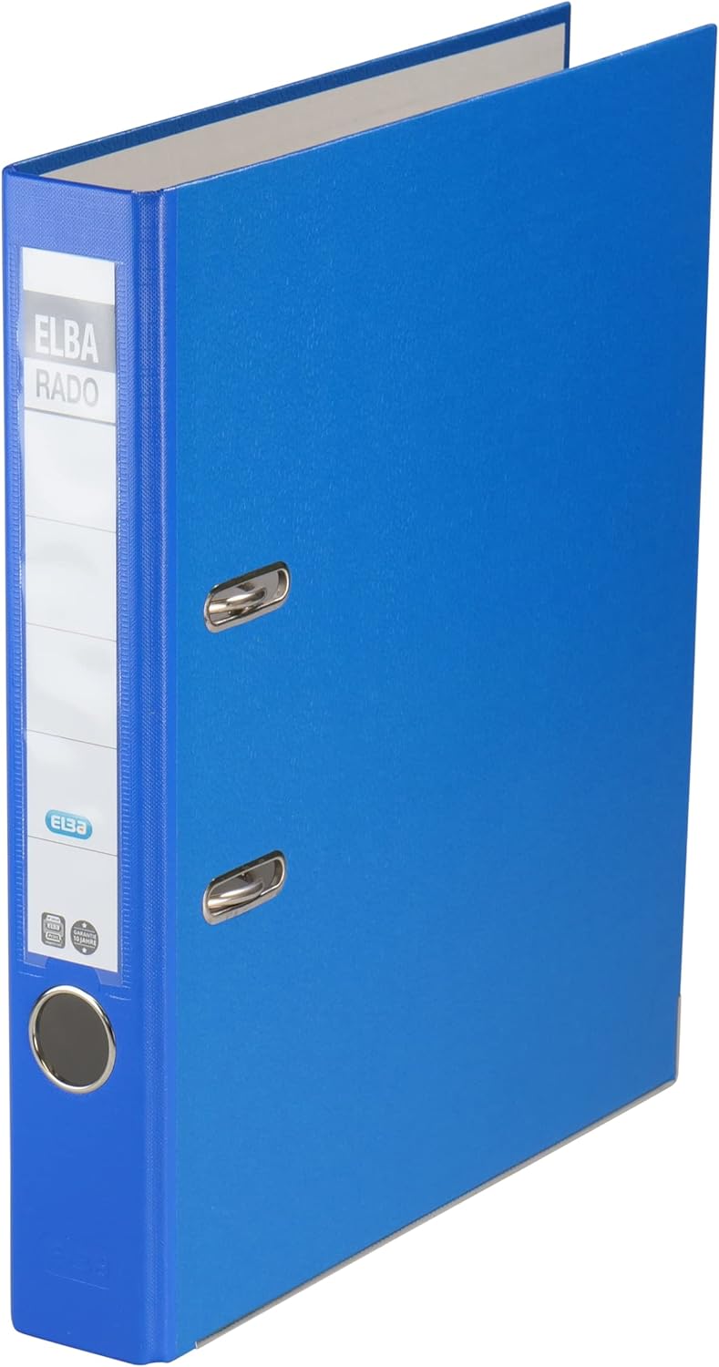 ELBA Ordner "rado brillant" A4, Papier, mit auswechselbarem Rückenschild - verschiedene Ausführungen