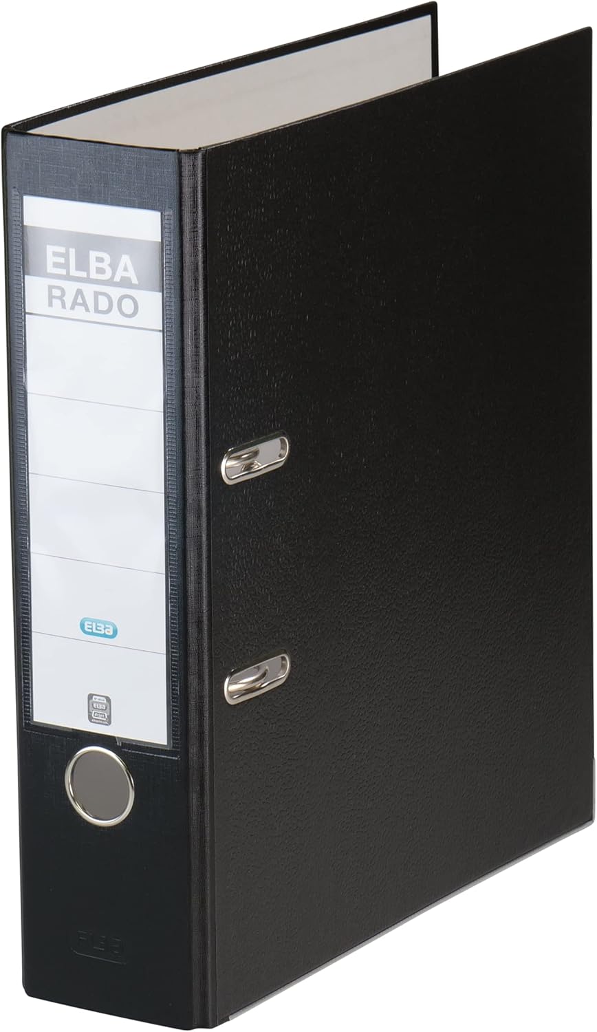 ELBA Ordner "rado brillant" A4, Papier, mit auswechselbarem Rückenschild - verschiedene Ausführungen