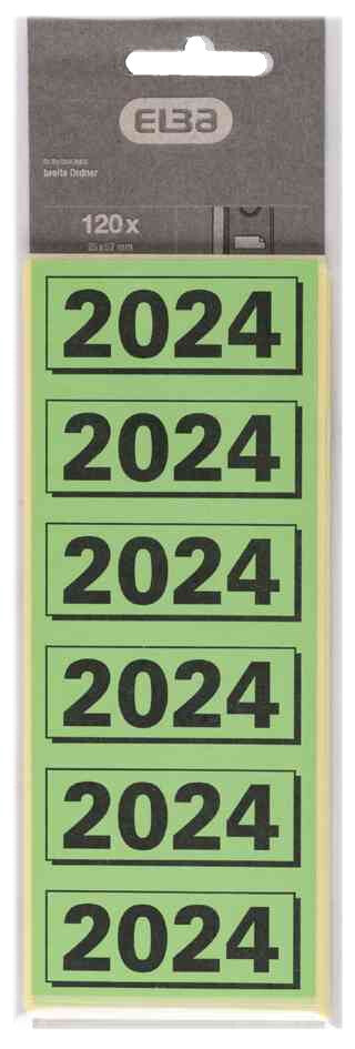 ELBA selbstklebende Inhaltsschilder zum Aufkleben auf Ordnerrücken, Beutel mit 120 Schildern - verschiedene Ausführungen