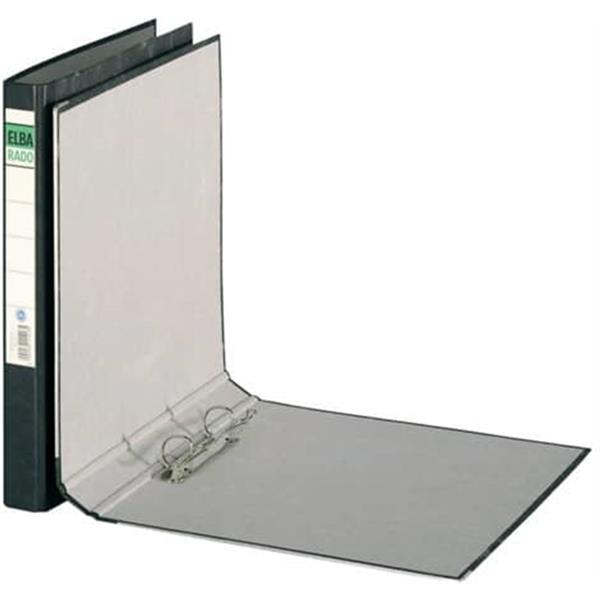 ELBA Ringordner "rado Wolkenmarmor", Papier, mit 2-Ring-Kombimechanik und aufgeklebtem Rückenschild, Rückenbreite 3,8 cm