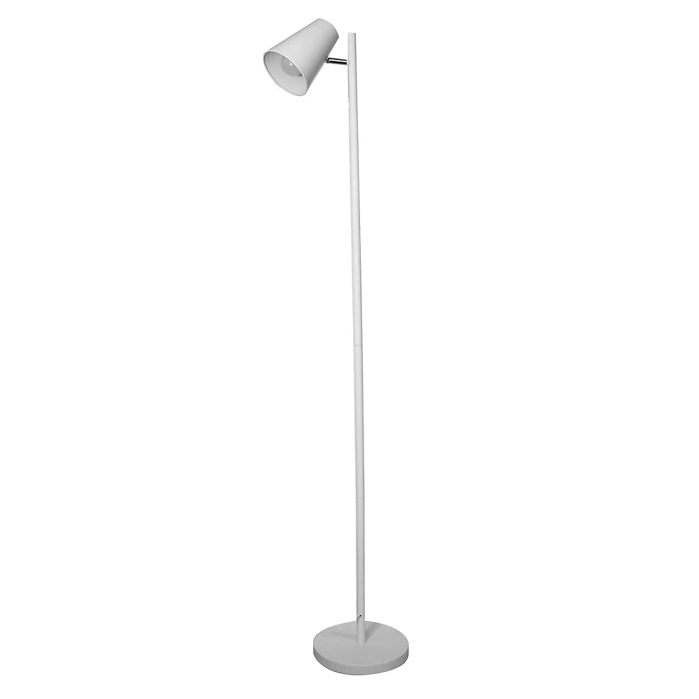 Unilux SPOTY LED Standleuchte weiss, separate Lichtquelle, Kopf schwenkbar
