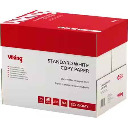 Druckerpapier Economy DIN A4 | 80g/m² | weiß | 500 oder 2500 Blatt