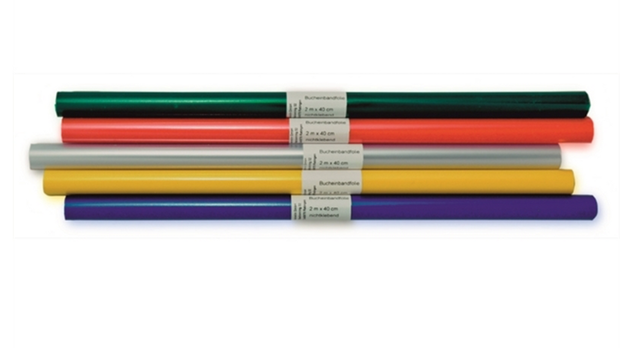 ELBA Bucheinbandfolie, selbstklebend und nicht klebend - verschiedene Ausführungen