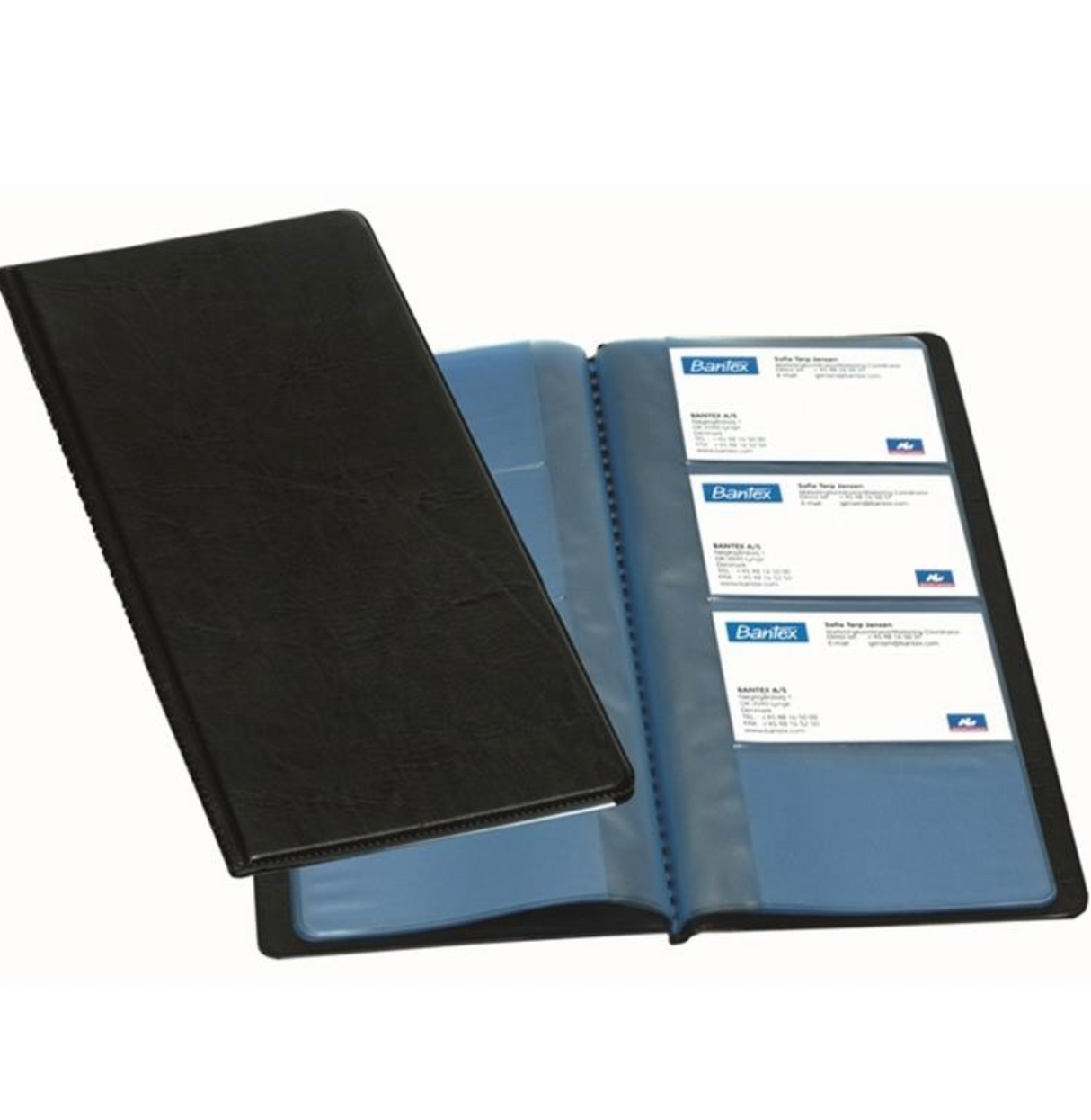 BANTEX Visitenkartenbuch, aus PVC, für 96 Visitenkarten