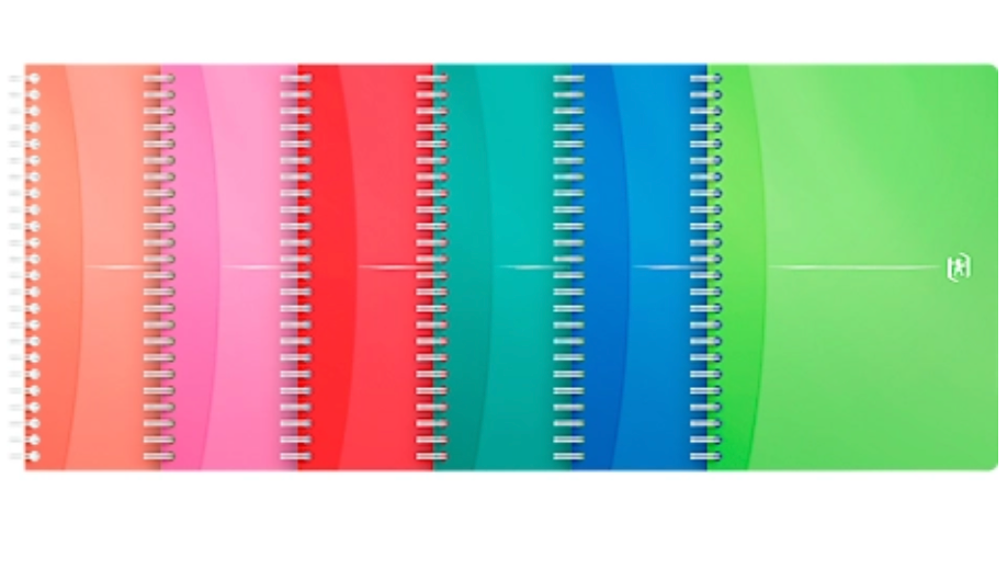 Oxford Office My Colours Polypropylene Double Spiral Notebook, 90 Sheets, sortierte Farben - verschiedene Ausführungen
