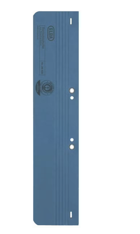 ELBA Ösenschmalhefter "Smart Line" | 250 g/m² Manilakarton (RC) | geöst | Deckleiste aus Metall | 8 cm Lochung | für DIN A4 und Folio