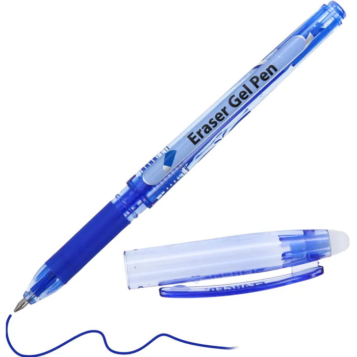 Eraser Gel Pen mit Softgrip | Stanger | 0,7mm | schwarz / blau / rot