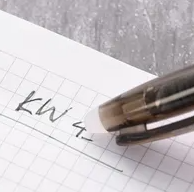 Eraser Gel Pen mit Softgrip | Stanger | 0,7mm | schwarz / blau / rot