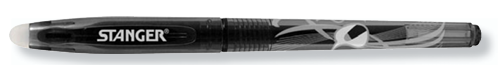 Eraser Gel Pen mit Softgrip | Stanger | 0,7mm | schwarz / blau / rot
