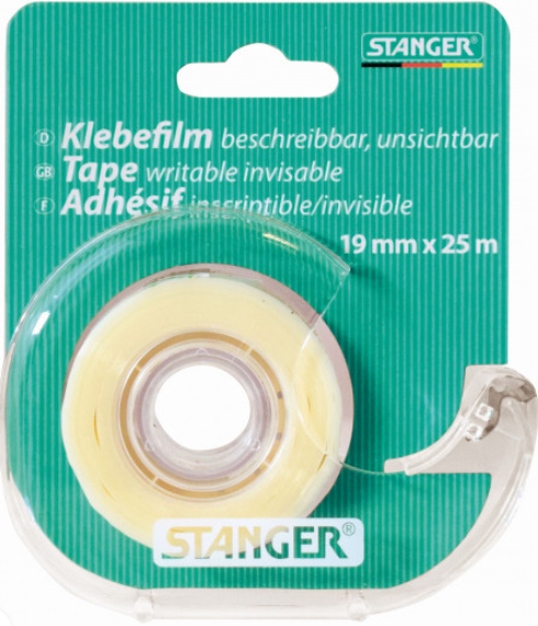 Klebefilm beschreibbar matt | 19mm x 25m | auf Abroller