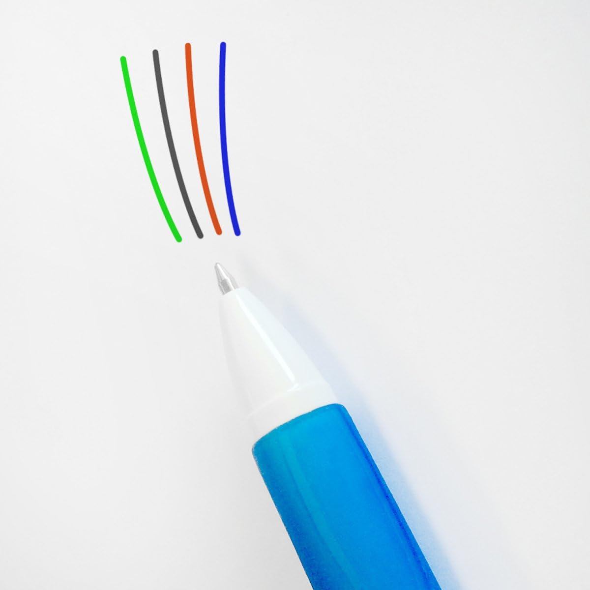 Stanger Kugelschreiber 4 in 1 | schwarz - blau - rot - grün