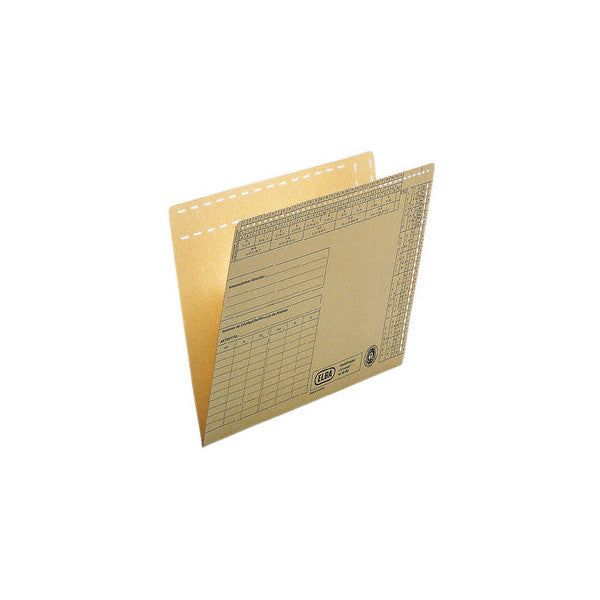 ELBA Einstellmappe A4, aus 230 g/m² Natronkarton (RC), für ca. 80 DIN A4-Blätter, naturbraun