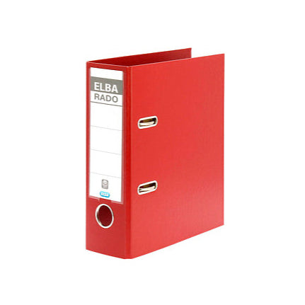 ELBA Ordner "rado plast" A5 PP mit auswechselbarem Rückenschild und Rückenbreite 7,5 cm