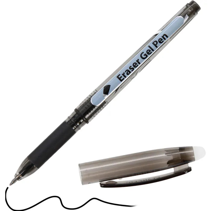 Eraser Gel Pen mit Softgrip | Stanger | 0,7mm | schwarz / blau / rot