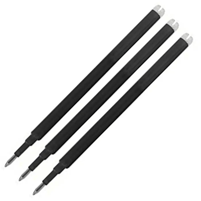 Gelschreibermine | Refill Eraser Gel Pen | 3 Stück | 0,7mm | schwarz