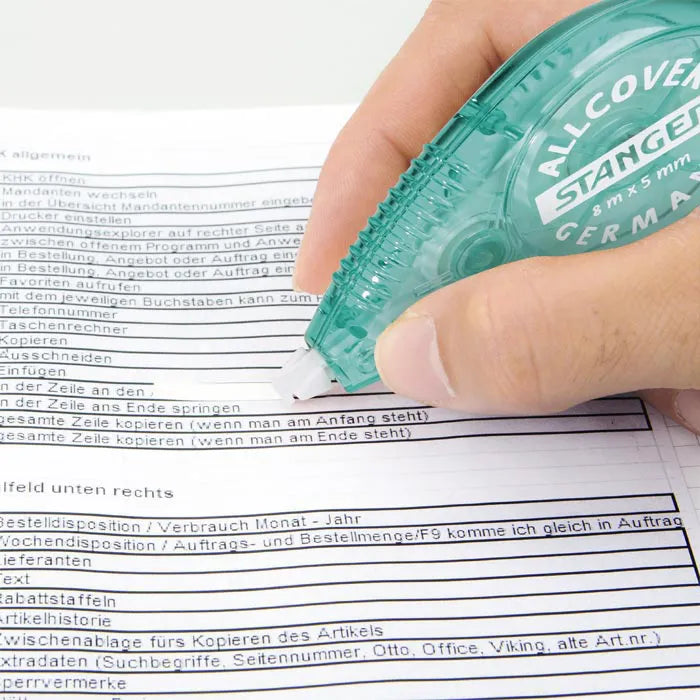 Korrekturroller | Allcover | Stanger | 8m x 5mm