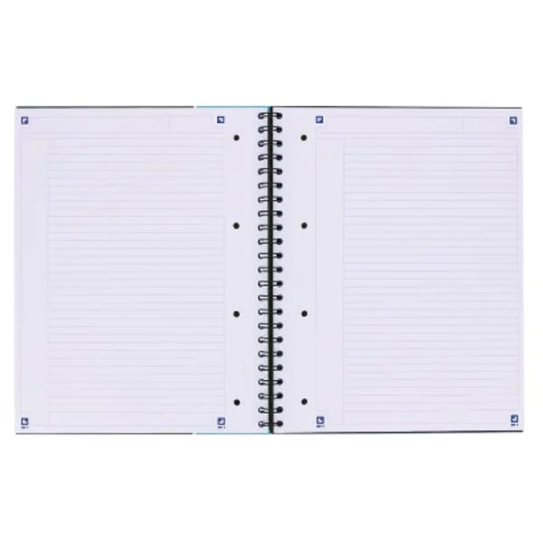 Oxford Studium A4+ Hardcover and Polypropylen Doppelspiralgebundenes Notebook/ Projectbook - verschiedene Ausführungen