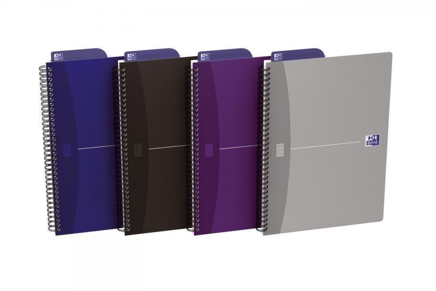 Oxford Office Spiralbuch "Essentials", Tablet-Format B5 & A5, 90 Blatt, verschiedene Ausführungen