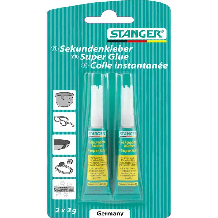 Sekundenkleber im Blister | Stanger | 5g / 2x3g