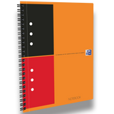 OXFORD International Notebook mit Optik Paper®, 80 Blatt - verschiedene Ausführungen