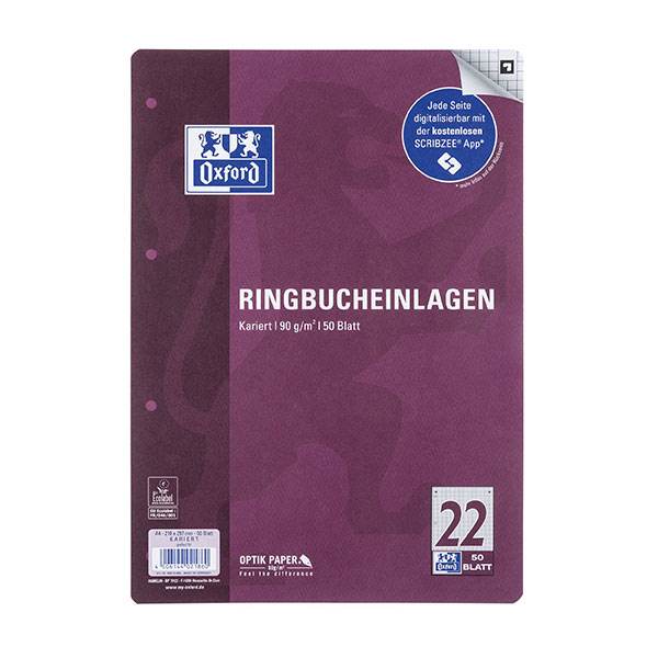 Oxford Ringbucheinlagen A4, verschiedene Lineaturen