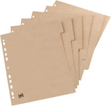 Oxford Register "Touareg" blanko, aus recyclefähigem TCF-Papier, 290 g/m², 6 Blatt, beige