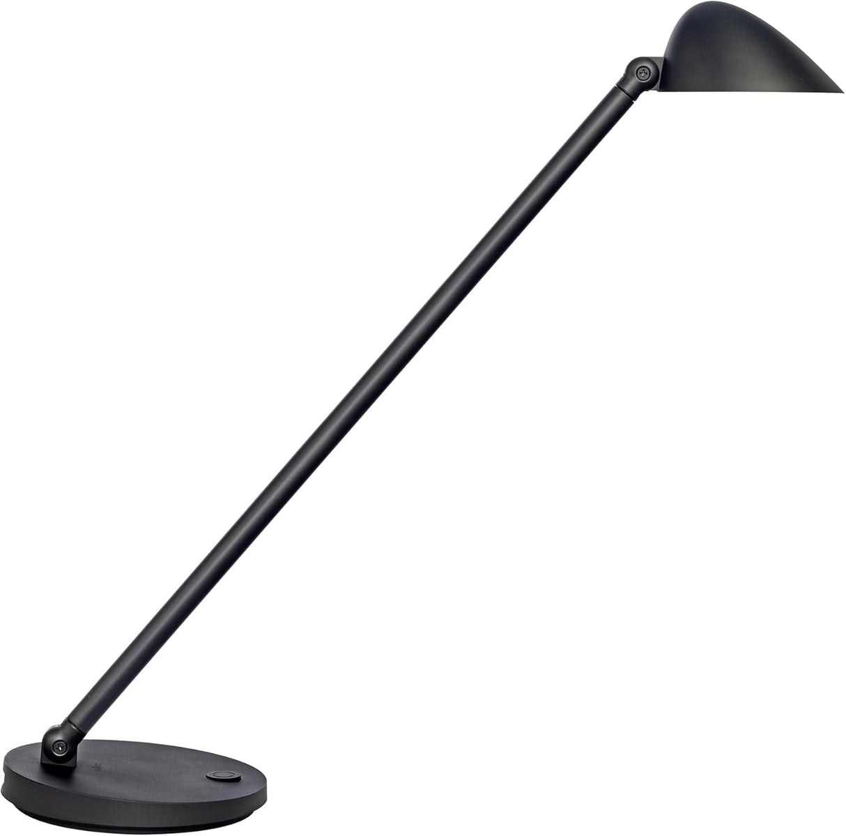 Unilux JACK Schreibtischlampe schwarz, Lichtstärke/-farbe dimmbar, USB Port, Kopf und Arm neigbar