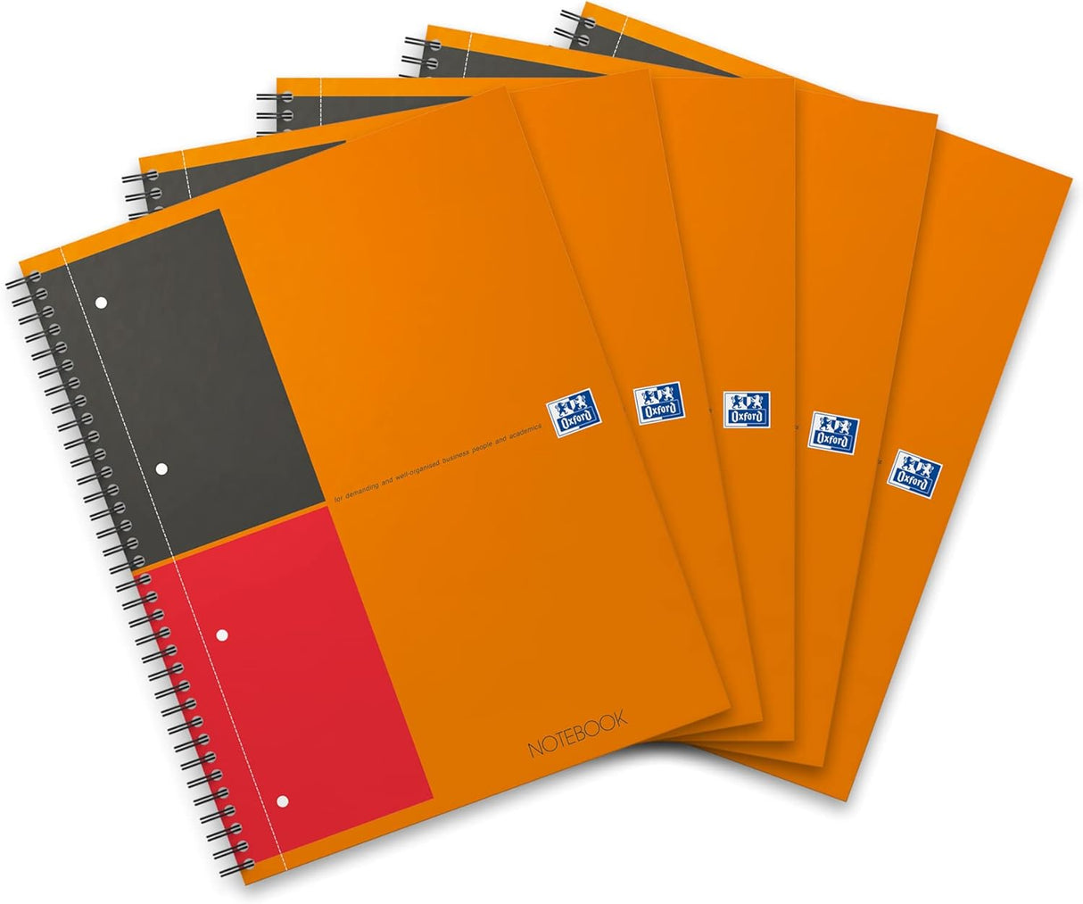 OXFORD International Notebook mit Optik Paper®, 80 Blatt - verschiedene Ausführungen