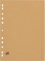 Oxford Register "Touareg" blanko, aus recyclefähigem TCF-Papier, 290 g/m², 6 Blatt, beige