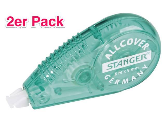 Korrekturroller | 2er Pack | Allcover | Stanger | 8m x 5mm