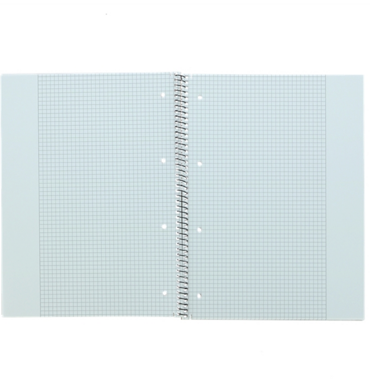 LANDRÉ Collegeblock | A4 | Abriss | 80 Blatt | 70 g/m² | 4-fach gelocht | kariert mit Rand rechts & links