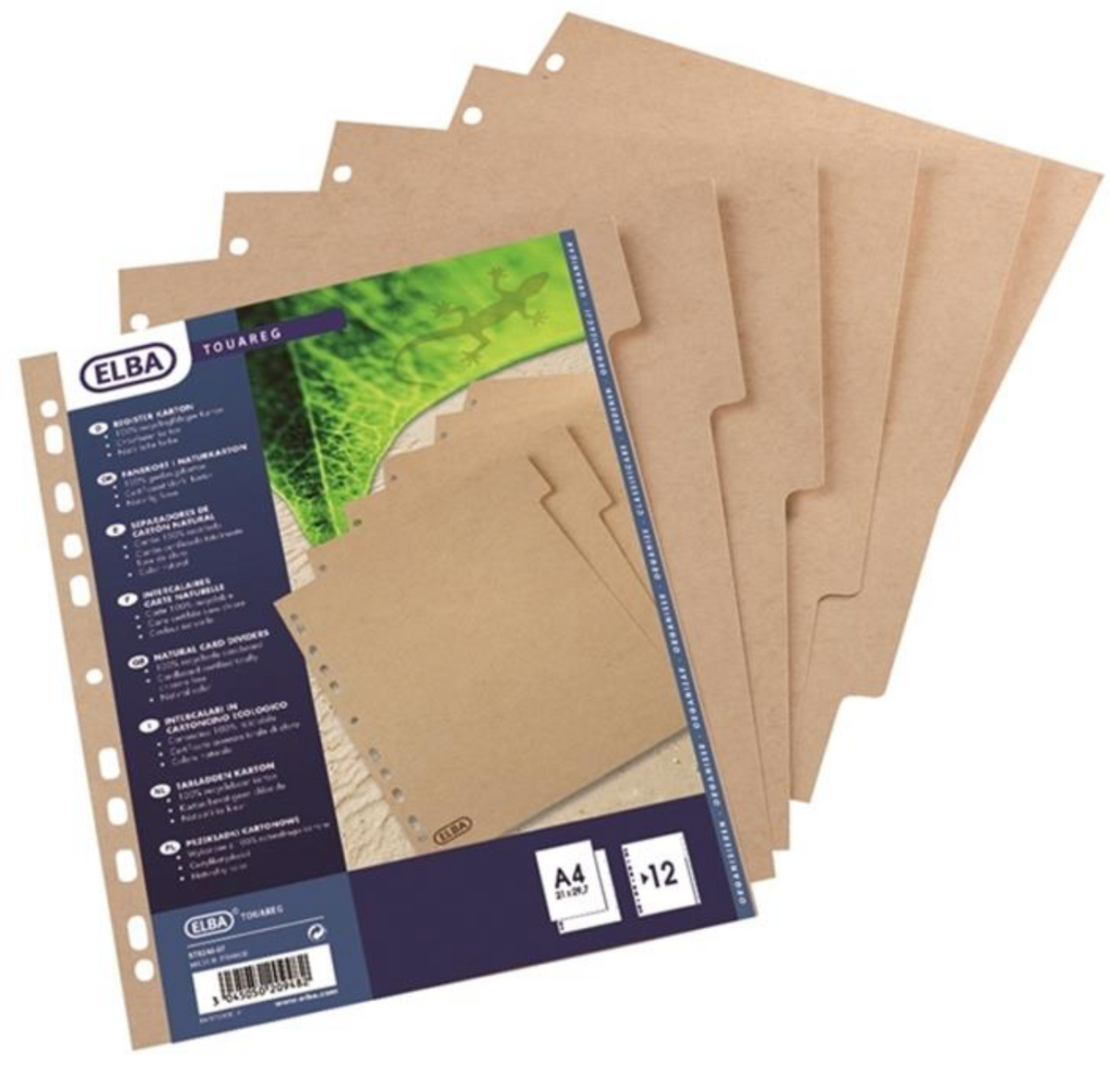 Oxford Touareg A4 Register Set with Blank and TCF Paper Sheets for Organized Filing - verschiedene Ausführungen